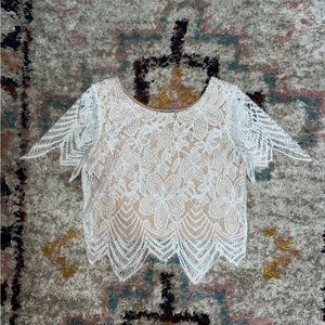 White Lace Blouse